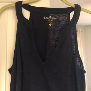 Lilly Pulitzer Navy blue tank